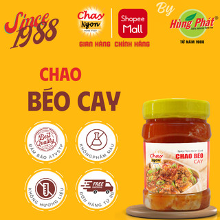 Chao béo cay chay ngon hùng phát hũ 200g