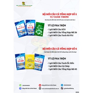 Bộ mồi tổng hợp số 5 - số 6
