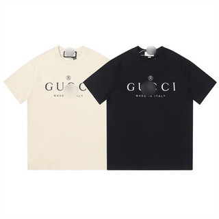 Áo thun guc.ci italy nam nữ form unisex chất cotton siêu thoáng mát - áo phông gu xì basic đen trắng dễ phối đồ