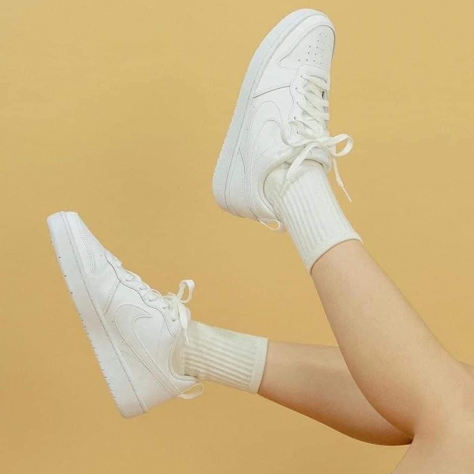 Giày Authentic Court Brought BQ5448 100 Nữ Hàng Nội Đia Nhật