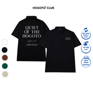 Áo polo quiet of the - shop hogotoclub , nam nữ unisex 100% cotton cao cấp