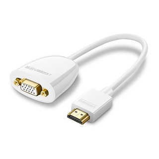 Cáp chuyển đổi HDMI to VGA không hỗ trợ Audio Ugreen 40252 chính hãng