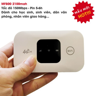 MF800 Cục Phát Wifi 4G Cầm Tay Dành Cho Sinh Viên Và Người Đi Làm Cần Kết Nối Nhiều Thiết Bị
