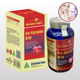 Viên uống bổ tim, điều hòa huyết áp - Coenzyme Q10 (150mg) - 60 viên/hộp - Úc - Nature's Gold