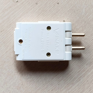  Phích cắm điện thông minh 1 chia 3 loại xịn Vinakip 10A- Đầu nối 3 ngã 10A 