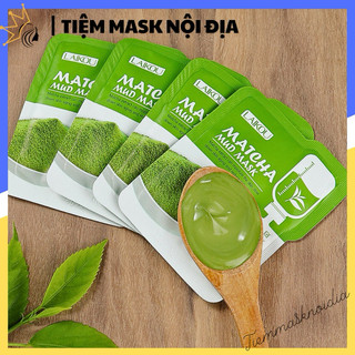 Mặt Nạ Bùn Trà Xanh Kiềm Dầu Green Tea Cleansing Mud Mask Gói Nhỏ Tiện Dụng 3g