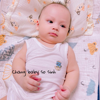 Combo 5 áo ba lỗ minzy mom cho bé, chất vải thun lạnh, mềm, mát