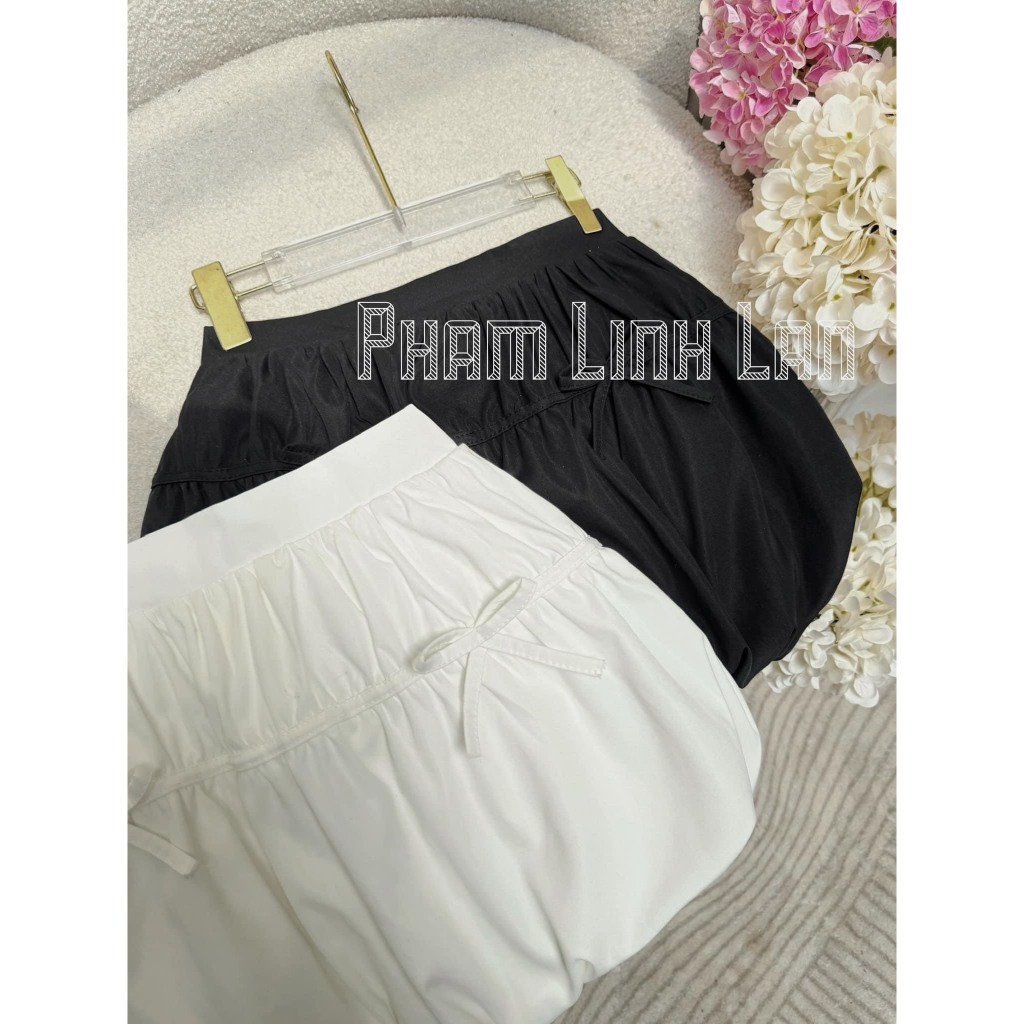 Set áo ren dài tay kèm quần   đùi bồng, set đồ nữ áo thun dài tay đính nơ mix váy 2 lớp TKCC LOẠI 1