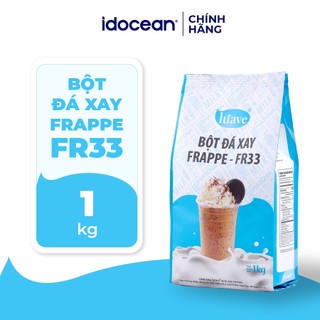 Bột Đá Xay Frappe FR33 LÚAVE 1kg (Bột Frappe, Bột mix chống tách lớp, phân tầng)