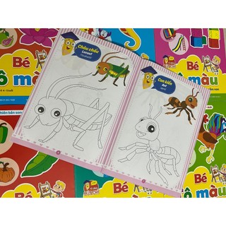 Sách - Bộ tô màu 3-4 ( bộ 8 cuốn )
