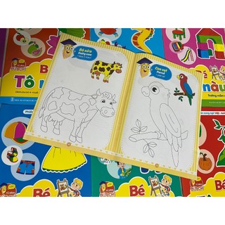 Sách - Bộ tô màu 3-4 ( bộ 8 cuốn )