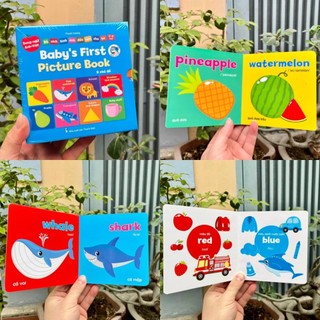 Sách - bộ sách 6 cuốn ảnh thẻ baby first bé 0-3 tuổi