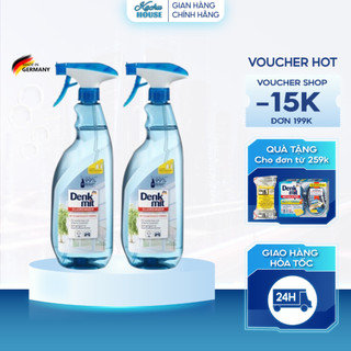 Nước Lau, Xịt Kính Denkmit Glasreiniger Chai 1l
