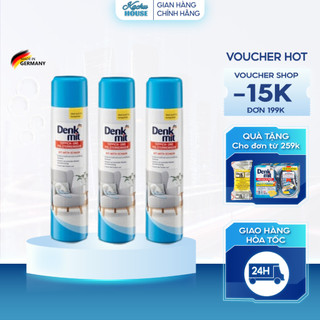Dung Dịch Xịt Làm Sạch Ghế Nỉ Và Thảm Sàn  Denkmit Teppich Und Polsterreiniger Mit Aktiv Schaum 600ml