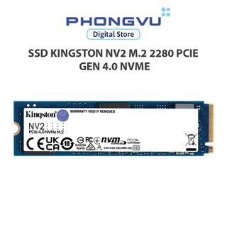 Ổ cứng gắn trong/ ssd kingston nv2 m.2 2280 pcie gen 4.0 nvme