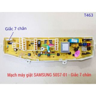 Mạch điều khiển máy giặt SAMSUNG cửa đứng SX 50S7-01 - Giắc 7 chân