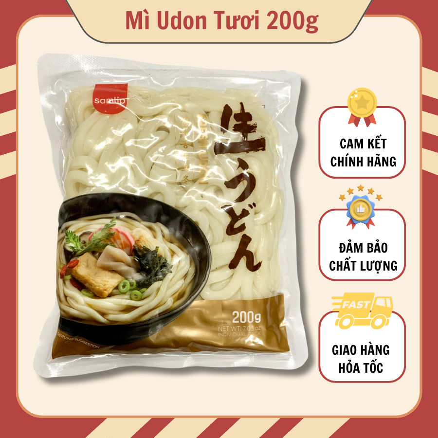 Mì Udon Tươi Samlip Nhập Khẩu Hàn Quốc Gói 200G
