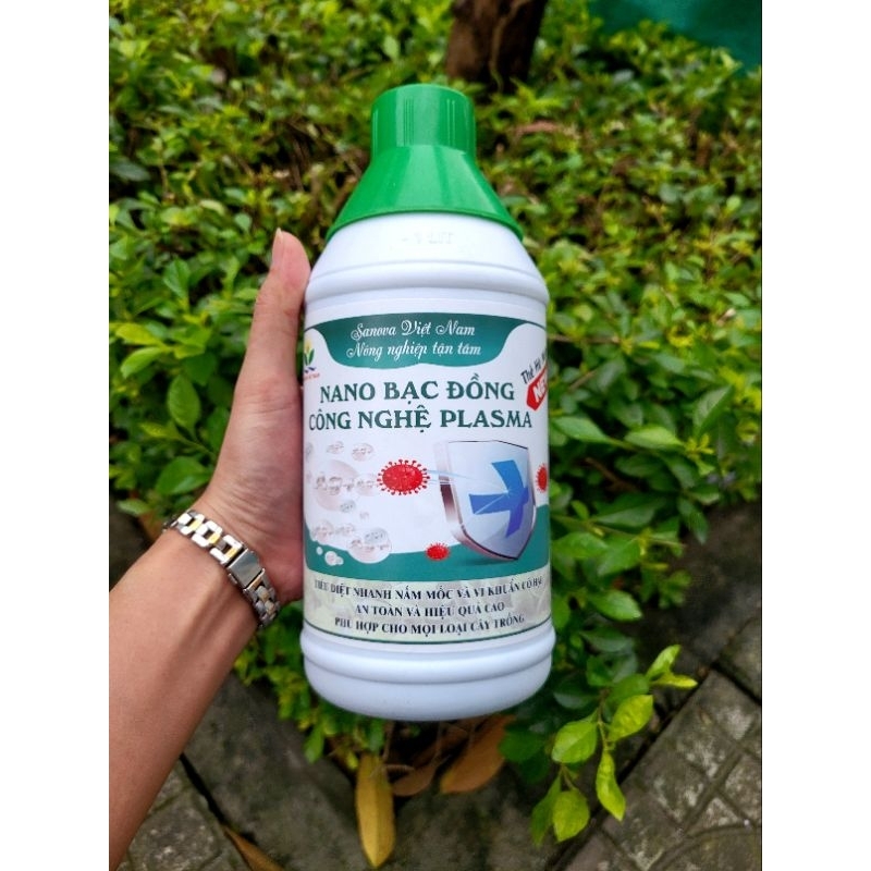 Nano Bạc Đồng plasma phòng trừ nấm bệnh, vi khuẩn, virus cho trồng trọt, chăn nuôi