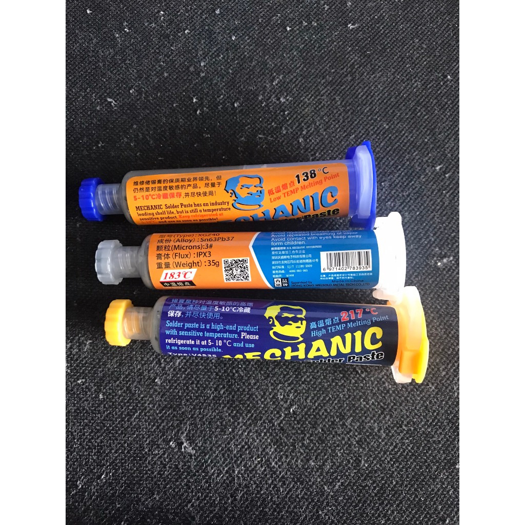 Thiếc nước Mechanic làm chân Vram, Chipset, GPU