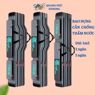  Túi đựng cần câu đài câu máy lure dài 1m3 2 ngăn 3 ngăn chống thấm nước có quai đeo tay xách tiện lợi 