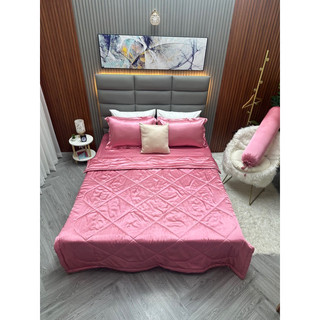 Bộ ga phi lụa, Bộ ga gối, Set Ga Phi lụa (1 Ga-2 Vỏ nằm)