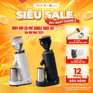 [HCM-Hàng sẵn] Máy xay cà phê 017 Single Dose - Màu sắc Đen/ Trắng/Inox- Sử dụng cho gia đình,văn phòng- Bảo hành 01 năm