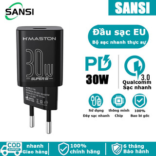 Củ sạc siêu nhanh hỗ trợ sạc nhanh QC 3.0 -Sạc nhanh PD30W cho IP 14 13 12 Samsung Xiaomi Huawei(Quà tặng miễn phí)