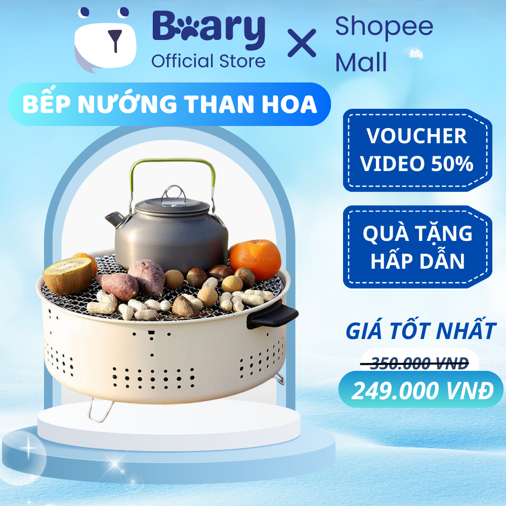 Bếp nướng than hoa không khói cao cấp METIS, Lò nướng chất liệu thép không gỉ chịu nhiệt, chân đế nhỏ gọn, chắc chắn