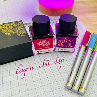 Bút Máy Long Phụng LP04 Ngòi Lá Tre Calligraphy [TẶNG KÈM HỘP NHUNG]