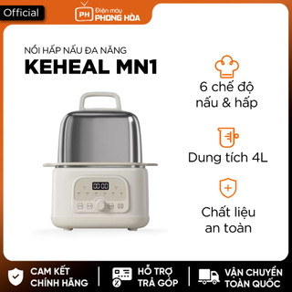 Nồi hấp nấu hầm đa năng Xiaomi Keheal MN1-Kèm xửng hấp và thau sứ