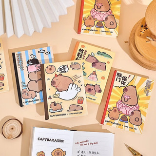 Sổ tay / Notebook bìa cứng bỏ túi mini Chuột lang Capybara