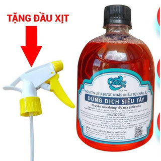 (Tặng vòi xịt) Dung dịch ocean Đỏ tẩy lóc máy không chạm super clean 500ml