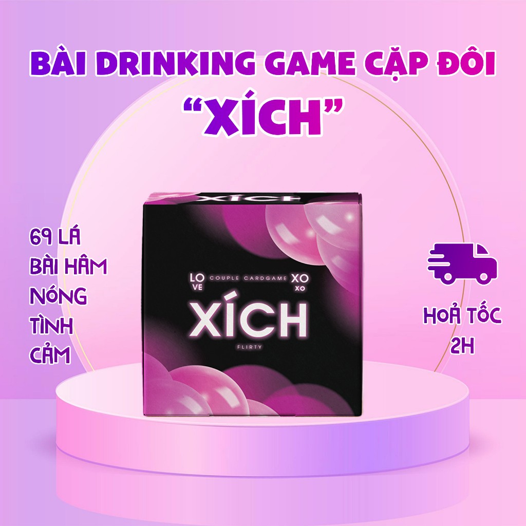 Bộ bài drinking game Xích cho cặp đôi hẹn hò đi chơi 69 lá