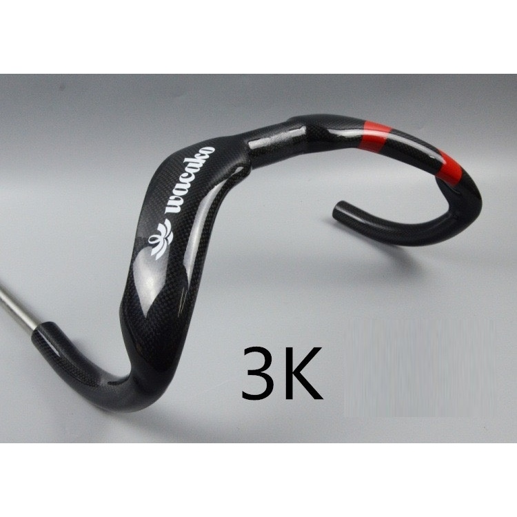 Ghi đông xe đạp carbon Track Wacako 31.8*38.5mm