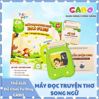 Đồ chơi giáo dục cho bé GABO Máy đọc song ngữ truyện,thơ Kennen Cho Bé 2-8 tuổi Hàng chính hãng