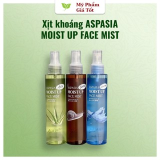 Xịt khoáng Aspasia - Moist Up Face Mist 150ml