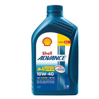 Nhớt shell advance cho xe tay ga ax7 800ml 10w40
