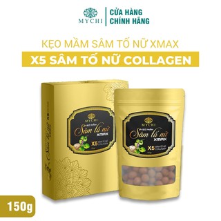 Kẹo mầm sâm tố nữ mychi x5 lần sâm tố nữ collagen 150g