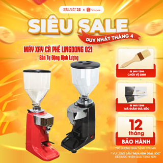 [HCM-Hàng sẵn] Máy xay cà phê 021 - Tự động định lượng bằng bàn phím cơ - Xay thô/mịn nhanh chóng - Giá tốt Shopee 2023
