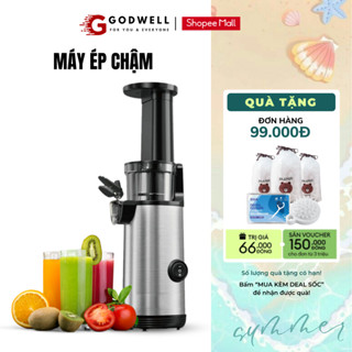 Máy Ép Chậm GODWELL Máy Ép Trái Cây Chậm Mini Siêu Bền, Siêu Khỏe, Dễ Dàng Tháo Lắp