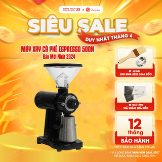 Máy xay cà phê, máy xay cafe CRM 500N sử dụng cho pha máy , pha phin với 8 chế độ điều chỉnh thô/mịn