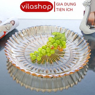 Thố Thuỷ Tinh, Đĩa Thủy Tinh Đựng Hoa Quả, Hạt Dưa, Bánh Kẹo. Kiểu Dáng Đơn Giản Tinh Tế Sang Trọng