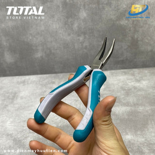 Kềm mũi cong mini 115mm Total THTMN456