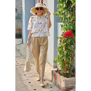 vải boi thêu hoa và linen bột