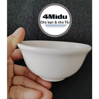 Combo 10 cái chén sứ loe nước tương kiểu Nhật 3.5inch