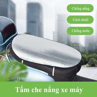 Tấm che yên xe COACE Miếng che yên xe máy hai mặt tráng nhôm cách nhiệt che nắng che mưa chống thấm nước