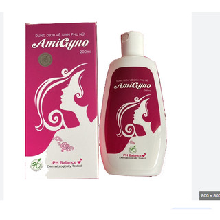 Dung dịch vệ sinh phụ nữ AmiGyno 200ml ( chai lớn, mẫu mới)