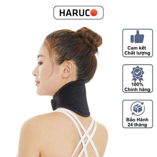 Đai Cổ Đá Nóng Haruco Bảo Vệ Đốt Sống Cổ Nhật Bản, Đai Đeo Cổ Từ Tính Tự Sưởi Ấm Giúp Giảm Đau Mỏi Cổ Vai Gáy Hiệu Quả