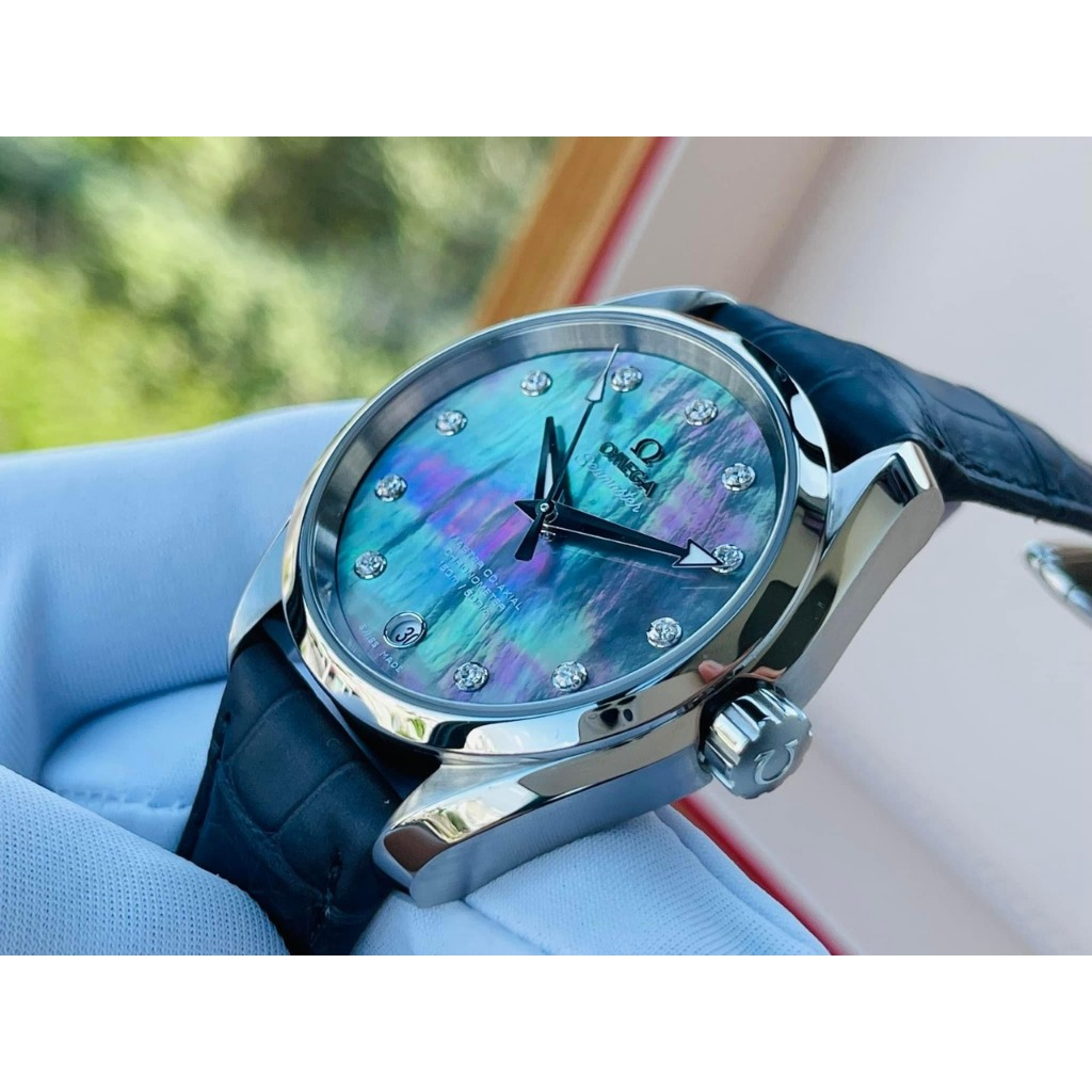 Đồng hồ chính hãng nam Omega Aqua Terra Master Co-Axial Chronometer MOP 231.13.39.21.57.001- Máy cơ - Kính sapphire