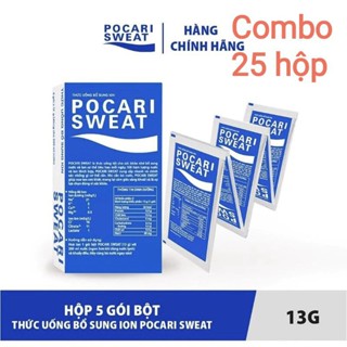 1 thùng POCARI gồm 25 hộp, hộp 5 gói bột pha Nước Uống Bổ Sung Ion- Hồi Phục Thể Lực POCARI SWEAT